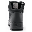 Black Steel Blue boot with a visible brand label on a white background.