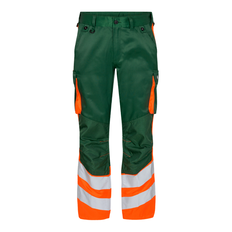 Engel 2547-319 Safety Light Trousers - Green/Hivis Yellow