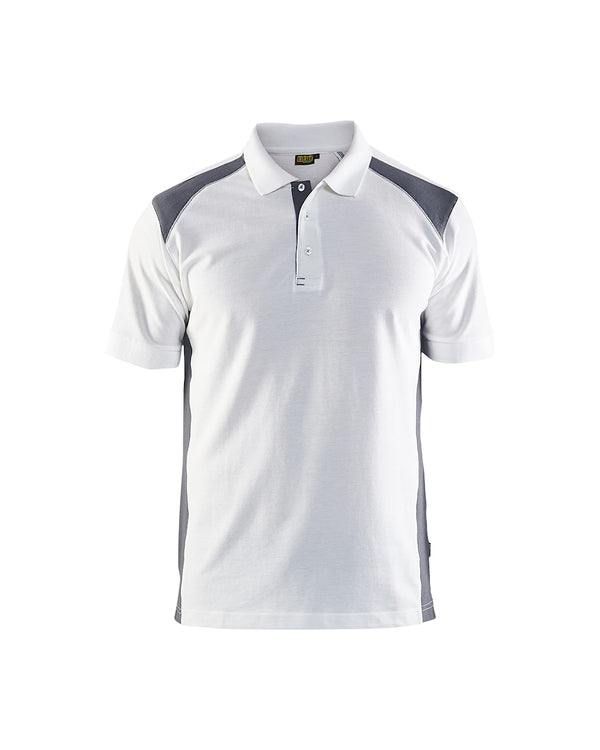 Blaklader 3324 Polo Shirt White/Grey