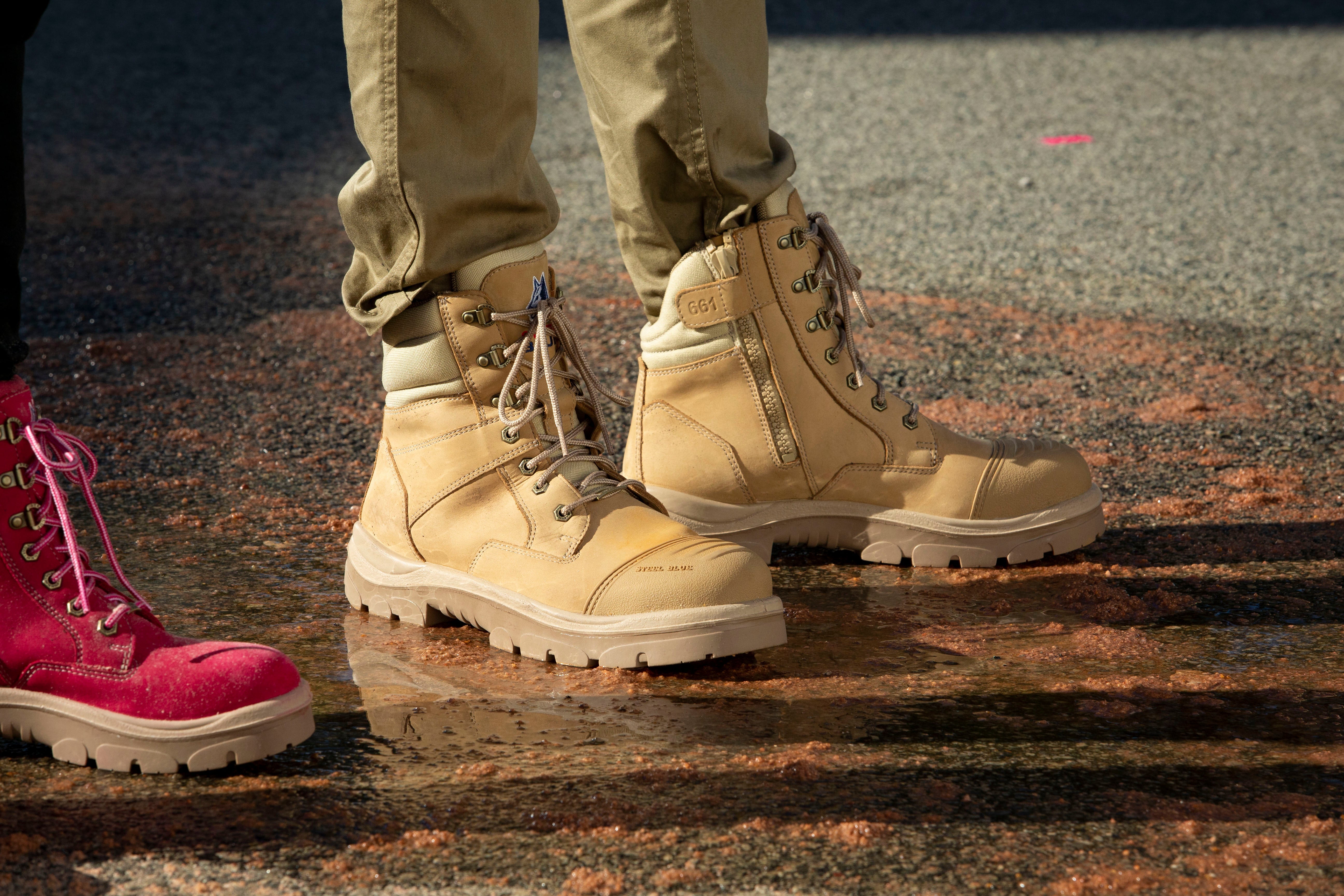 Steel Blue Industrial Work Boots