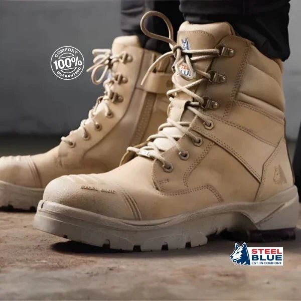 Steel Blue Southern Cross vs Hobart, Which Work Boot Suits Your Site