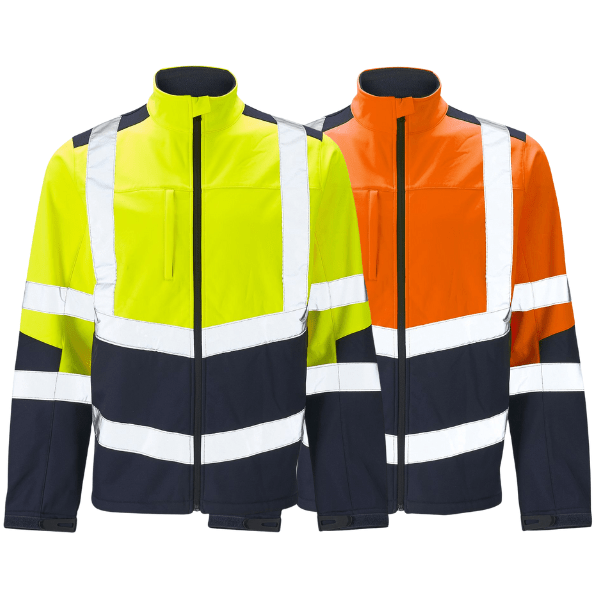 High visibility safety jackets for construction and industrial work in Ireland