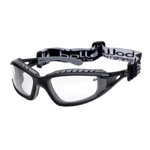 Safety glasses and protective eyewear for worksite protection with impact-resistant lenses