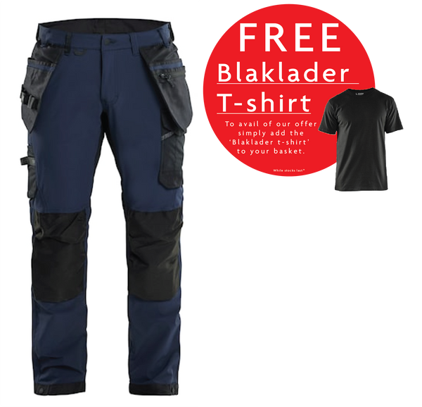 Blaklader 1522 Craftsman Trousers 4-Way Stretch