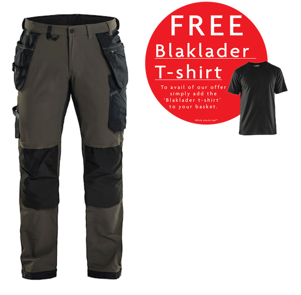 Blaklader 1522 Craftsman Trousers 4-Way Stretch