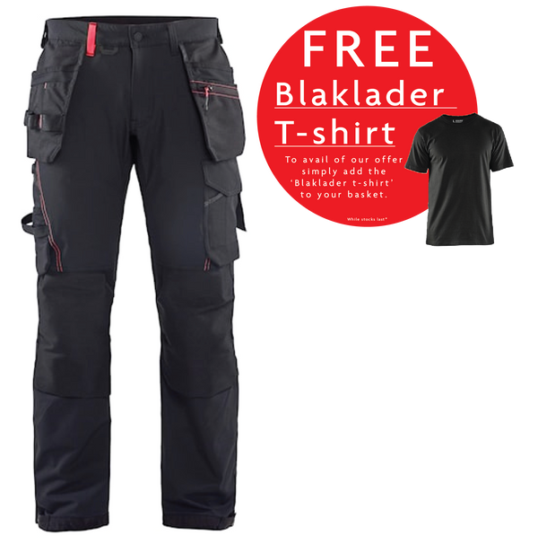 Blaklader 1522 Craftsman Trousers 4-Way Stretch