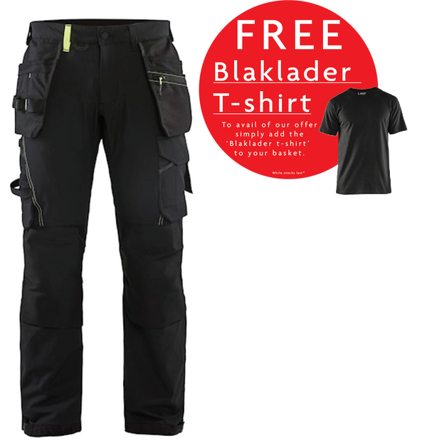 Blaklader 1522 Craftsman Trousers 4-Way Stretch