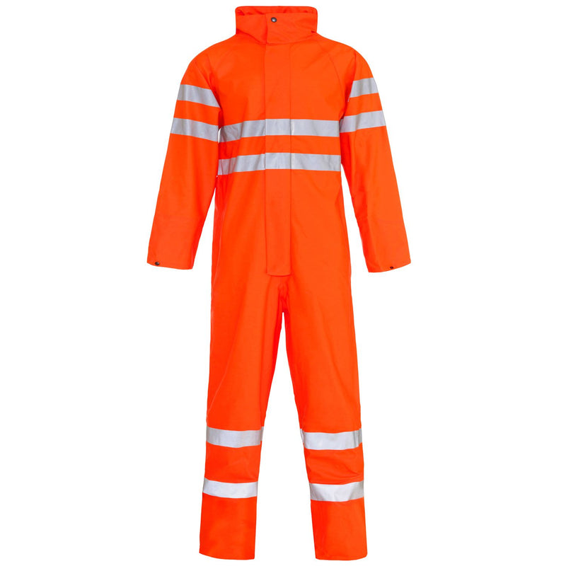 Supertouch HV stormflex PU coverall Breathable with Std tape Orange