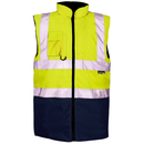 Supertouch Hi-Vis Reversible Bodywarmer 2-Tone