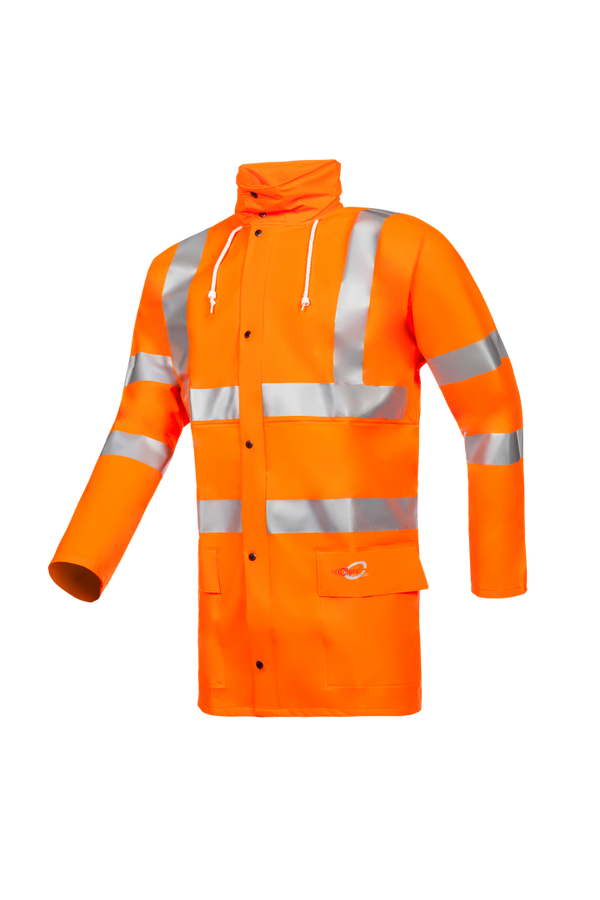 Sioen 3762 Hi-vis rain jacket Gorda