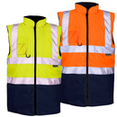 Supertouch Hi-Vis Reversible Bodywarmer 2-Tone