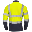 Supertouch Hi-Vis 2-Tone Polo Shirt Long Sleeve