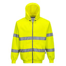 Portwest Hi-Vis Zipped Hoodie B305