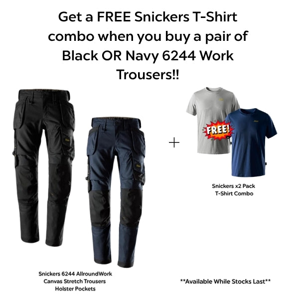 Snickers Canvas Stretch Work Trousers 6244