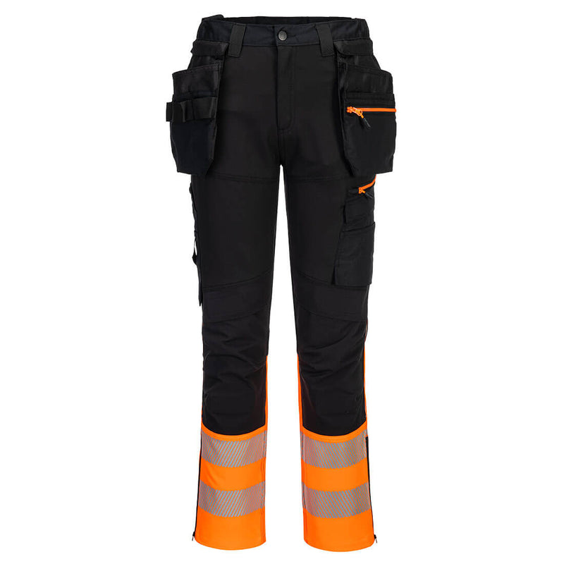 Portwest DX457 Hi-Vis Class 1 Detachable Holster Pocket Craft Trousers