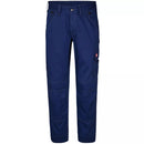 Blue Engel workwear combat cotton work trousers with multiple pockets on a white background