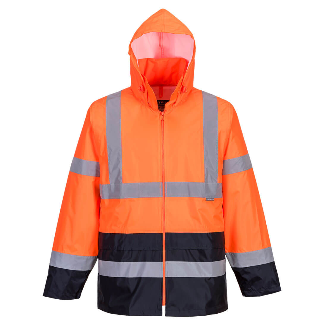 Portwest Hi-Vis Contrast Rain Jacket H443