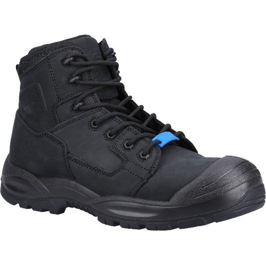 Hard Yakka Legend PR Safety Boot. Black composite toe cap boots.