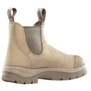 Opposite side profile of Steel Blue Hobart boot displaying asymmetrical toe protection – Kustom Workwear.