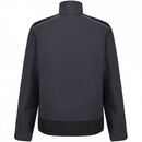 A Seal Grey Regatta TRA651 Sandstorm jacket with a zip guard, adjustable cuffs, and reflective trim. Part of the Kustom Workwear Outlet Sale.