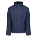 Regatta TRA728 Eco Ablaze softshell. Navy. Front Profile View. Kustom Workwear Regatta Workwear Range.