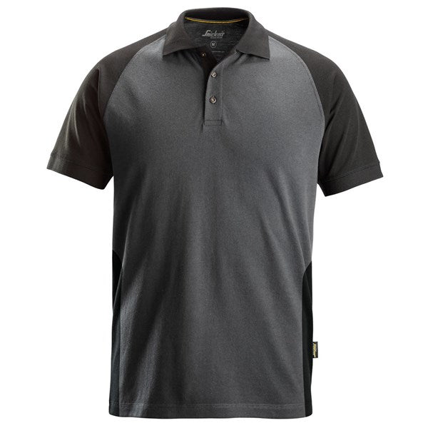 Snickers 2750 Two-Coloured Polo Shirt. Grey. Classic polo shirt that offers great comfort. Shop Kustom Workwear.