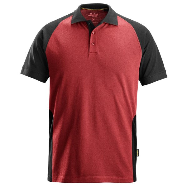 Snickers 2750 Two-Coloured Polo Shirt. Red. Classic polo shirt that offers great comfort. Shop Kustom Workwear.