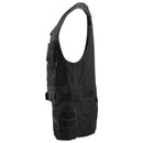 Black Snickers toolvest with multiple pockets on a white background. Available at Kustom Workwear.
