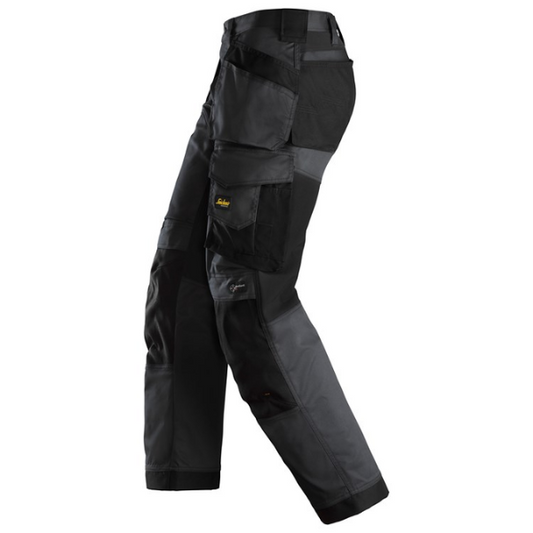 Snickers 6251 Allroundwork Stretch Loose Fit Trousers Holster Pockets. Snickers Workwear available at Kustom Workwear Ireland.