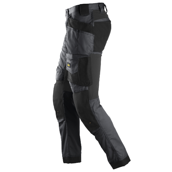 Left leg pockets details on Stretch Work Trousers. Available at Kustom Workwear.
