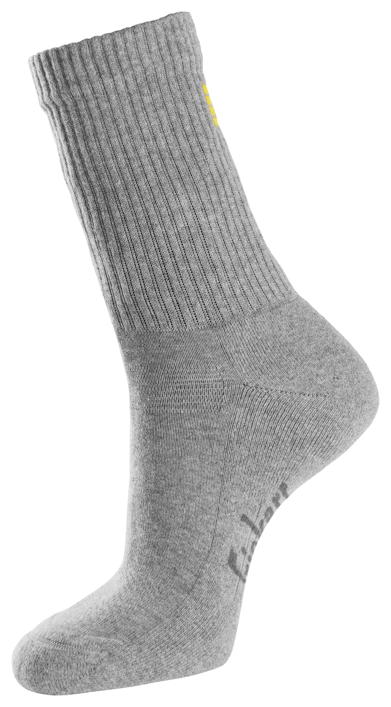 Snickers Workwear Socks - Grey. Snickers 9214 Cotton Socks - 3 Pack. Kustom Workwear Waterford.