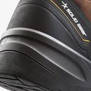 Close up view of heel.