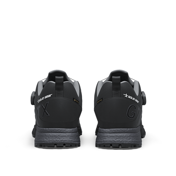 Solid Gear Bound Tactical GTX Low. Hell View. Black in colour. Available at Kustom Workwear.