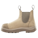 Outsole tread detail of Steel Blue Hobart 392601 boot with green TPU grip pods – Kustom Workwear.