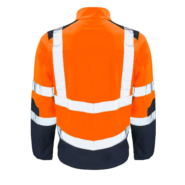 Supertouch Hi Vis Two Tone Softshell Jacket by Kustom Workwear. Available to buy at Kustom Workwear.