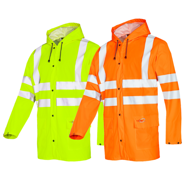 Sioen Hi-Vis Rain Jacket Eshton 3726