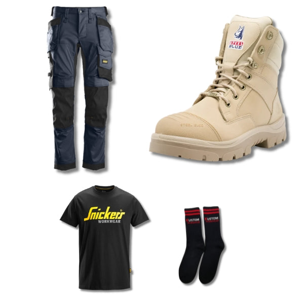 Snickers 6241 & Steel Blue 392661 Workwear Bundle