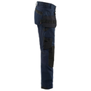 Right profile of Blaklader Craftsman Trousers Stretch 1750, featuring multiple compartments and kneepad pockets.