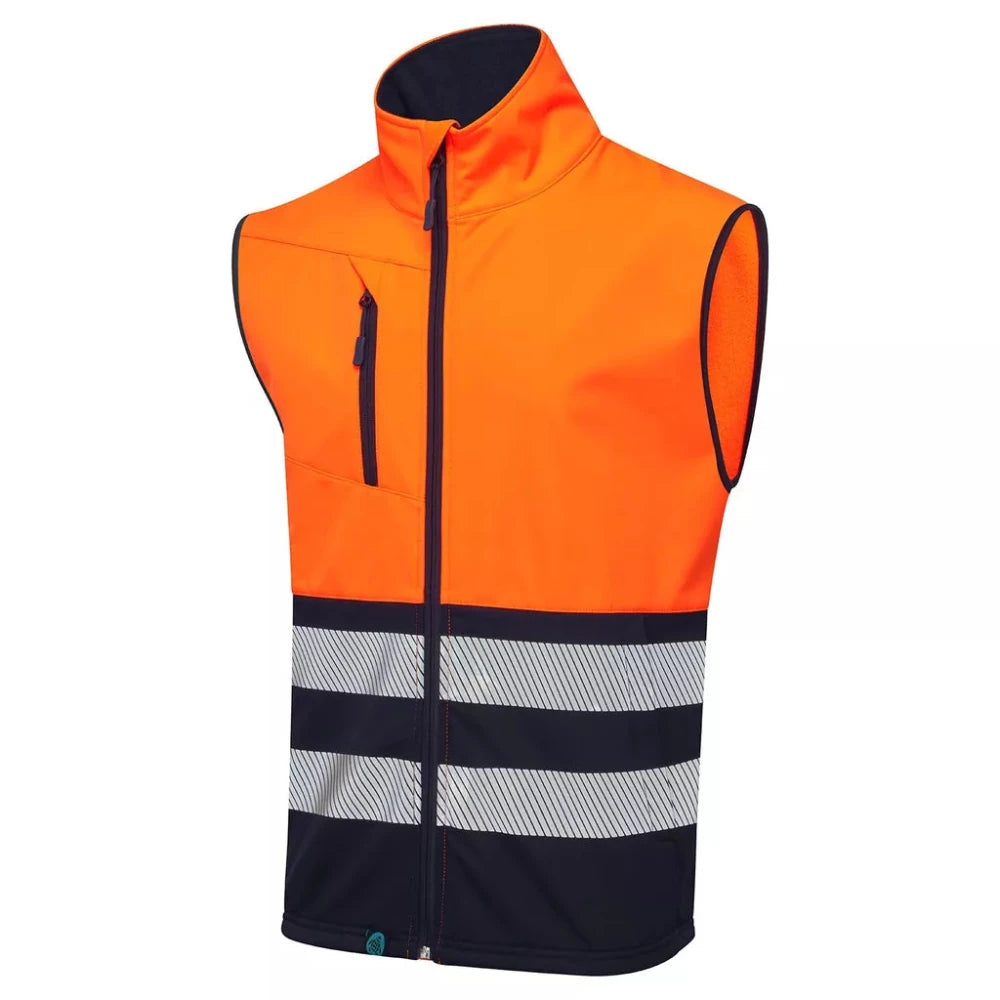 Supertouch Essentials Hi Vis Eco Coolair 2 Tone Softshell Gilet ESS02