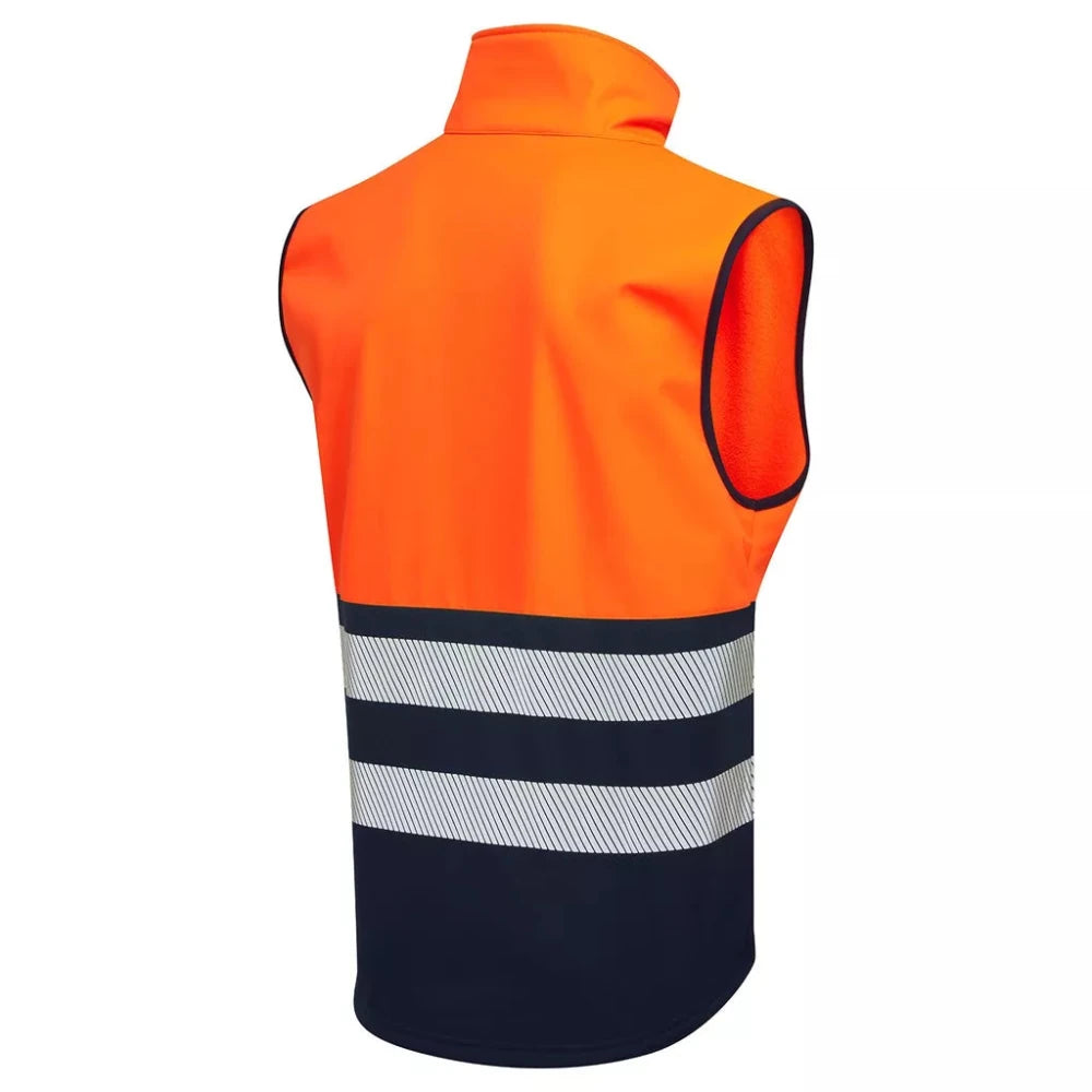 Supertouch Essentials Hi Vis Eco Coolair 2 Tone Softshell Gilet ESS02