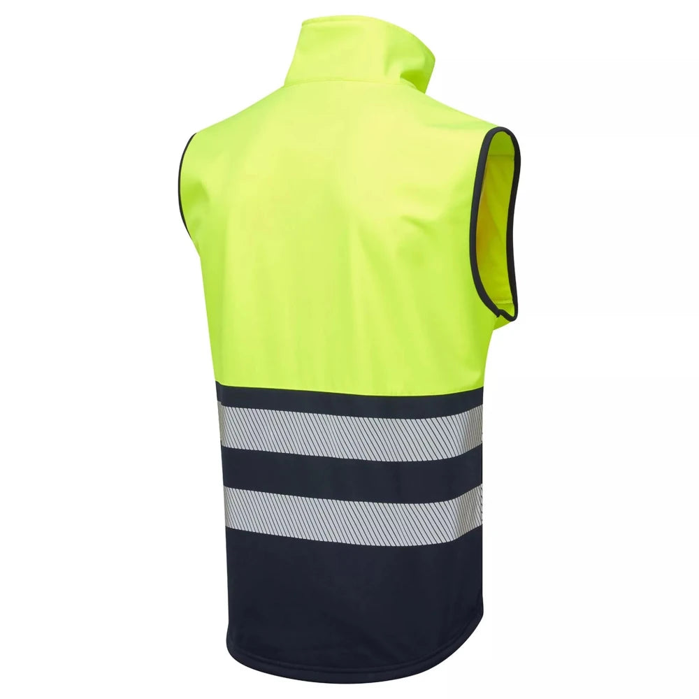 Supertouch Essentials Hi Vis Eco Coolair 2 Tone Softshell Gilet  ESS01