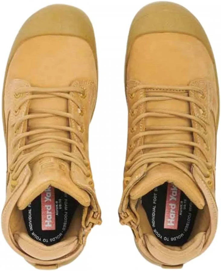 Hard Yakka Legend S3L safety boots Y60094 shown from a top‑down view on a white background.