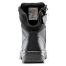 Back view of black Steel Blue Southern Cross boots with heel pull tab and supportive ankle cushioning.