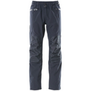 Front view of Mascot Accelerate Over Trousers 18690 in black, designed for weather protection with a roomy fit.