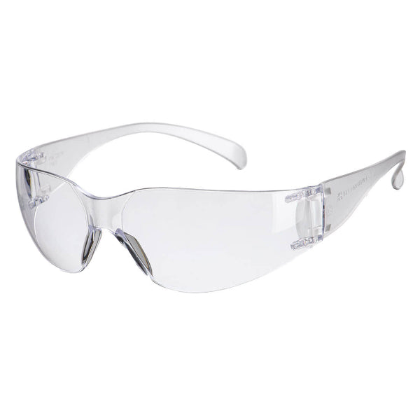 Safety Glasses Ireland – Portwest PW32 wrap around clear lens safety glasses