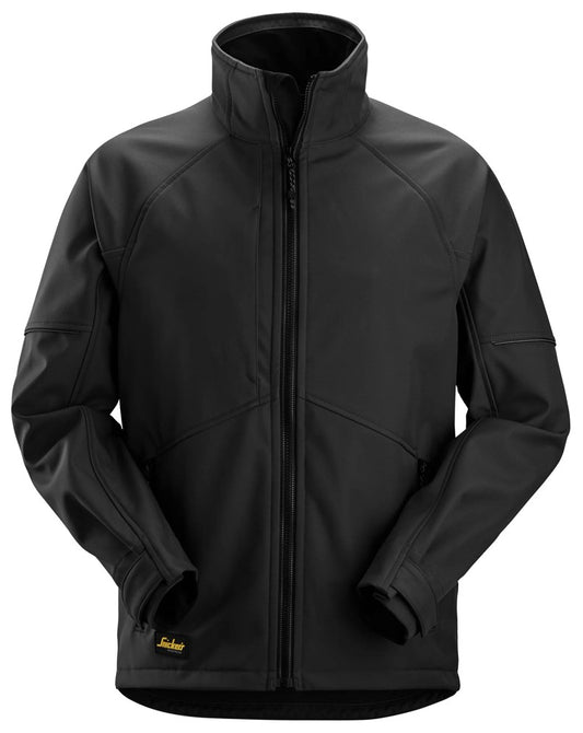 Snickers 1258 AllroundWork softshell jacket black front
