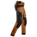 Right-side profile of Snickers 6241 brown work trousers