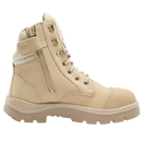 Padded collar and ankle support on Steel Blue zip safety boot sold by Kustom Workwear