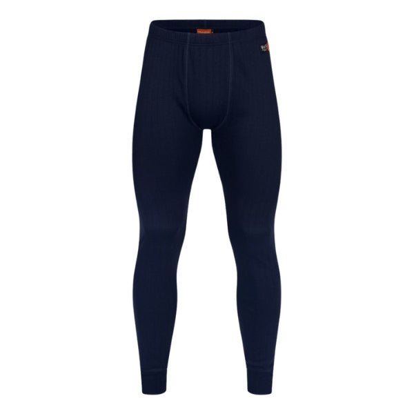 Front view of the Tranemo Flame Retardant Thermal Leggings 593092 in inherent FR Cantex JX tricot with elasticated waist.