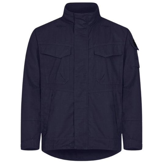 Front view of the Tranemo Flame Retardant Jacket 603581 in the Tera TX inherent FR fabric.